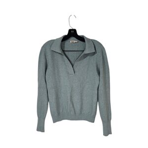 Faherty Kona Sweater Polo Seafoam Green Women's Small Preppy
